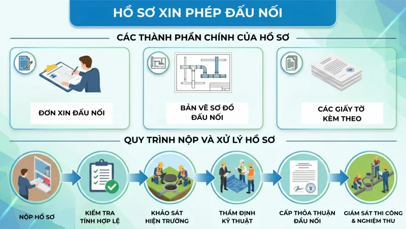 Hồ sơ xin phép đấu nối